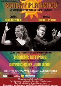 spectacle Sunday Flamenco. Le dimanche 27 juin 2021 à Paris19. Paris.  17H00